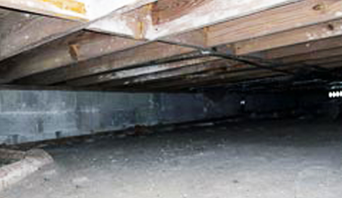 Basement from tall crawl space